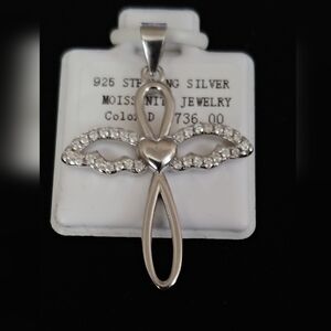 Angel Wings Cross Pendant